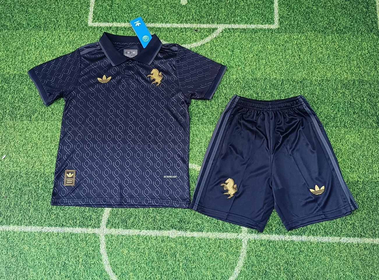 Kids-Juventus 24/25 Third Navy Blue Soccer Jersey